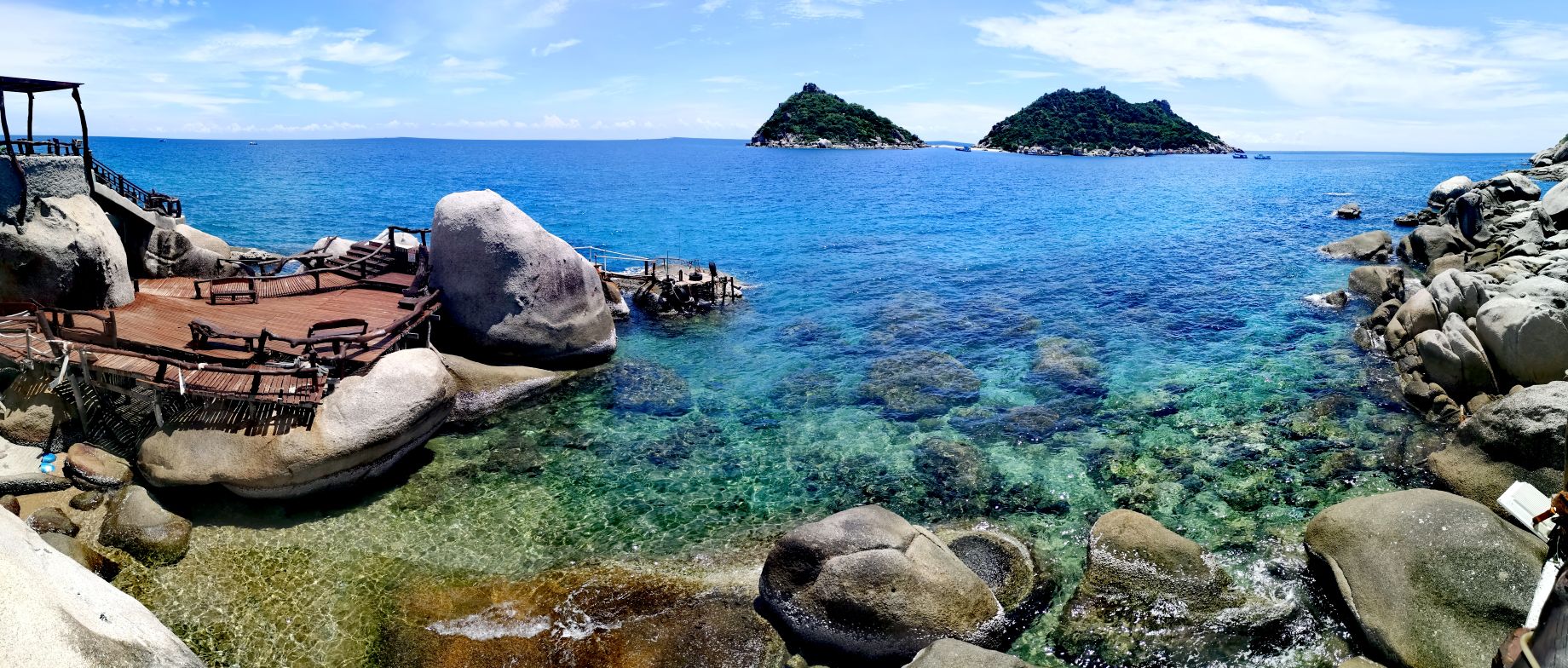 terrasses vue sur Nang Yuan