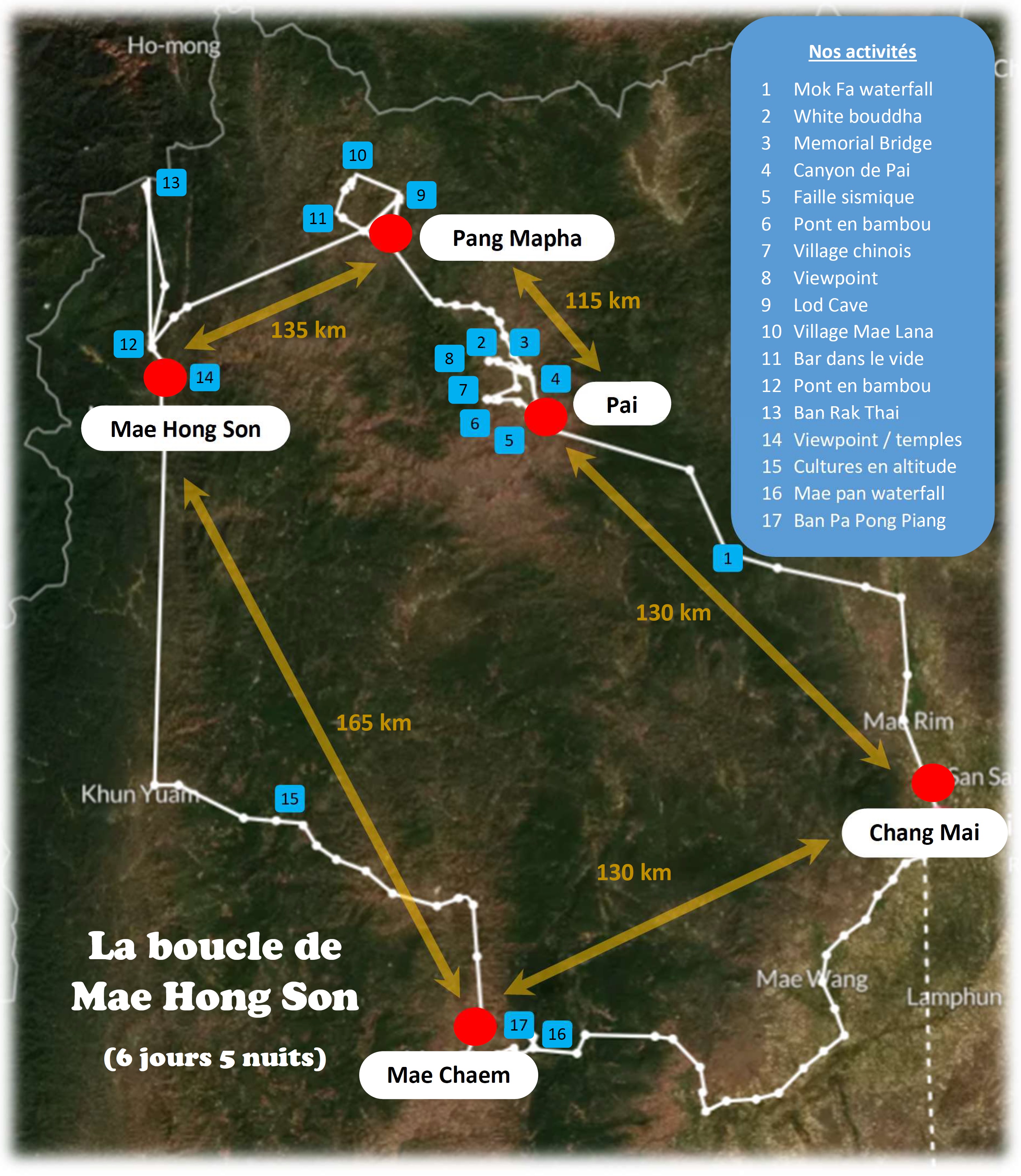 carte boucle mae hong son