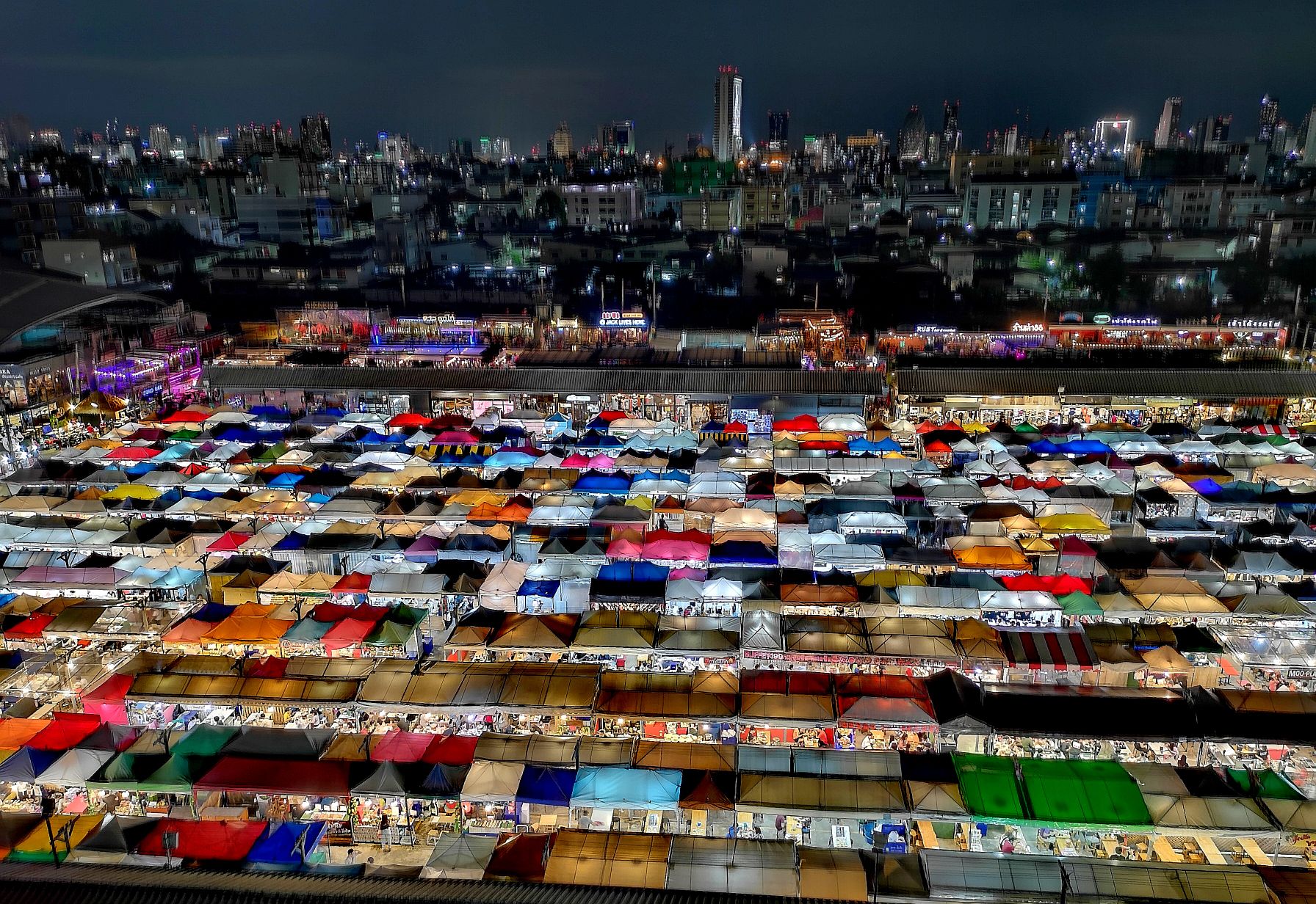Train night Market Ratchada