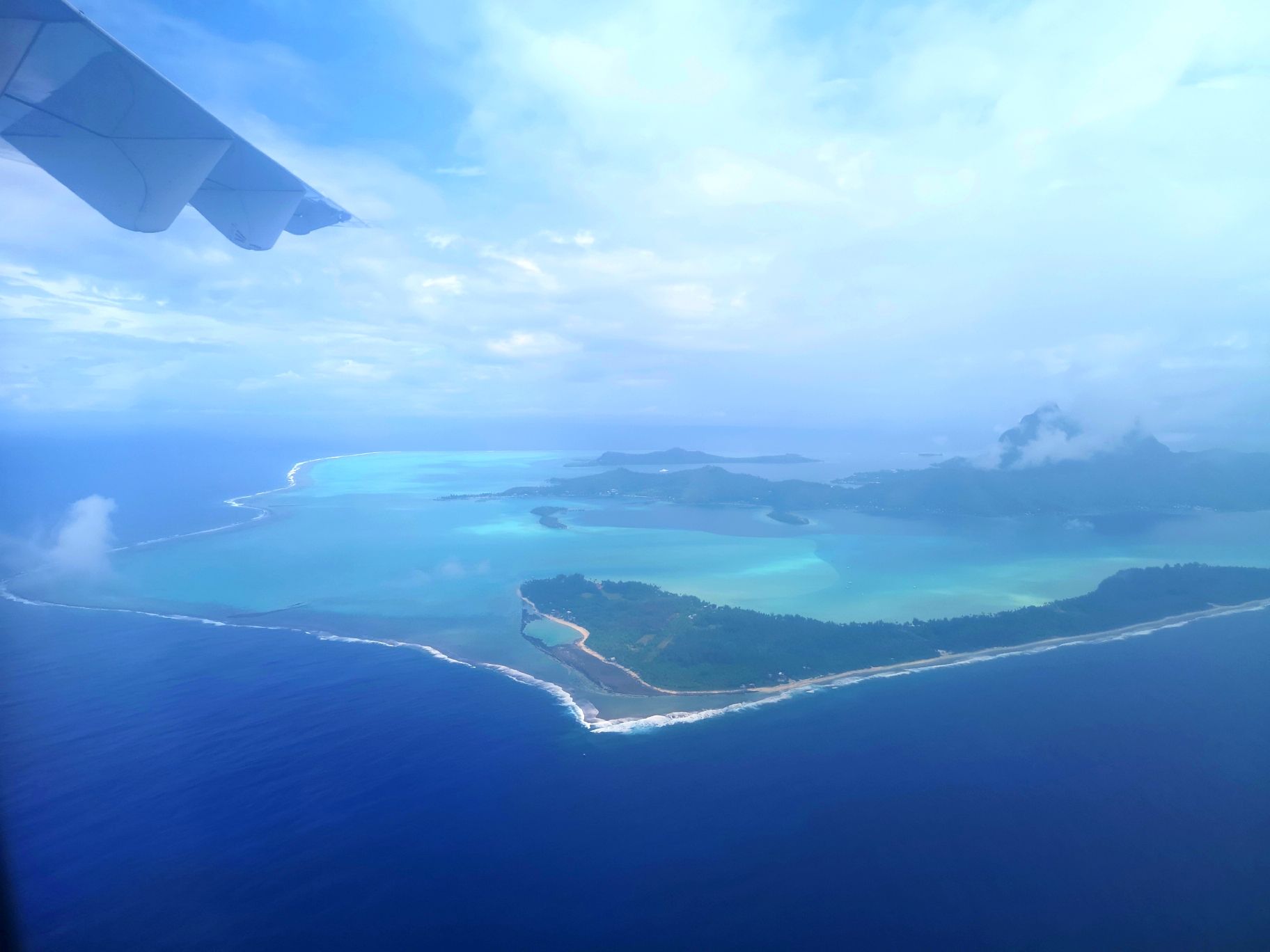 bora bora vue du ciel