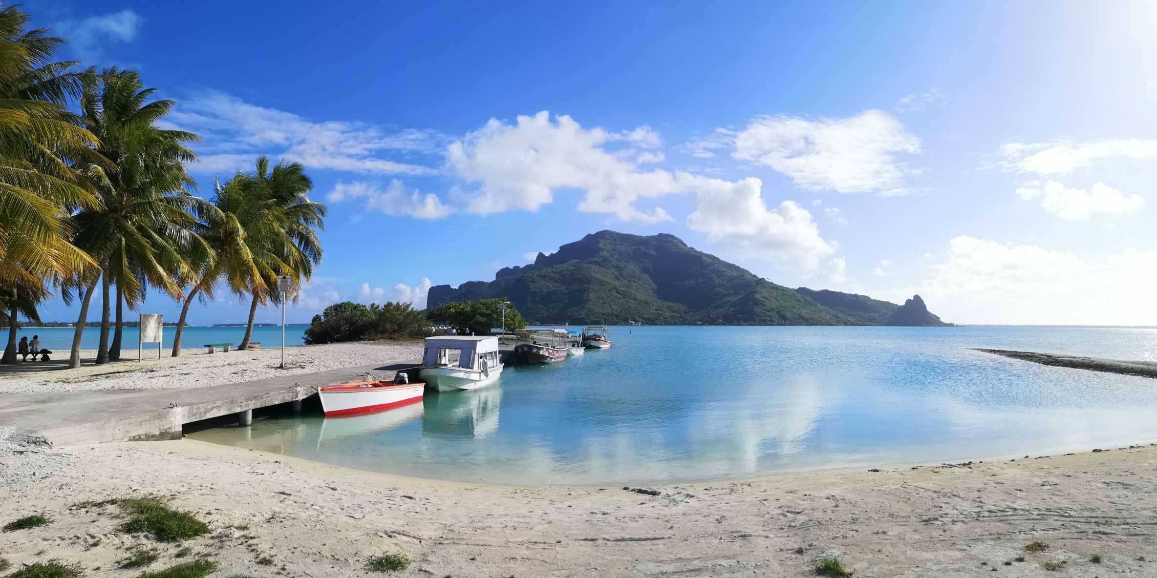 maupiti aéroport vue lagon